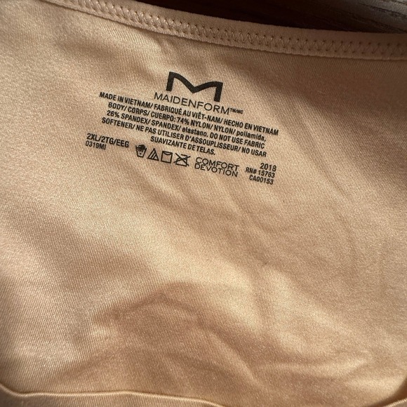 Maidenform Comfort Devotion Shaping Tank Top Size: 2XL (18/20W) - Picture 3 of 5